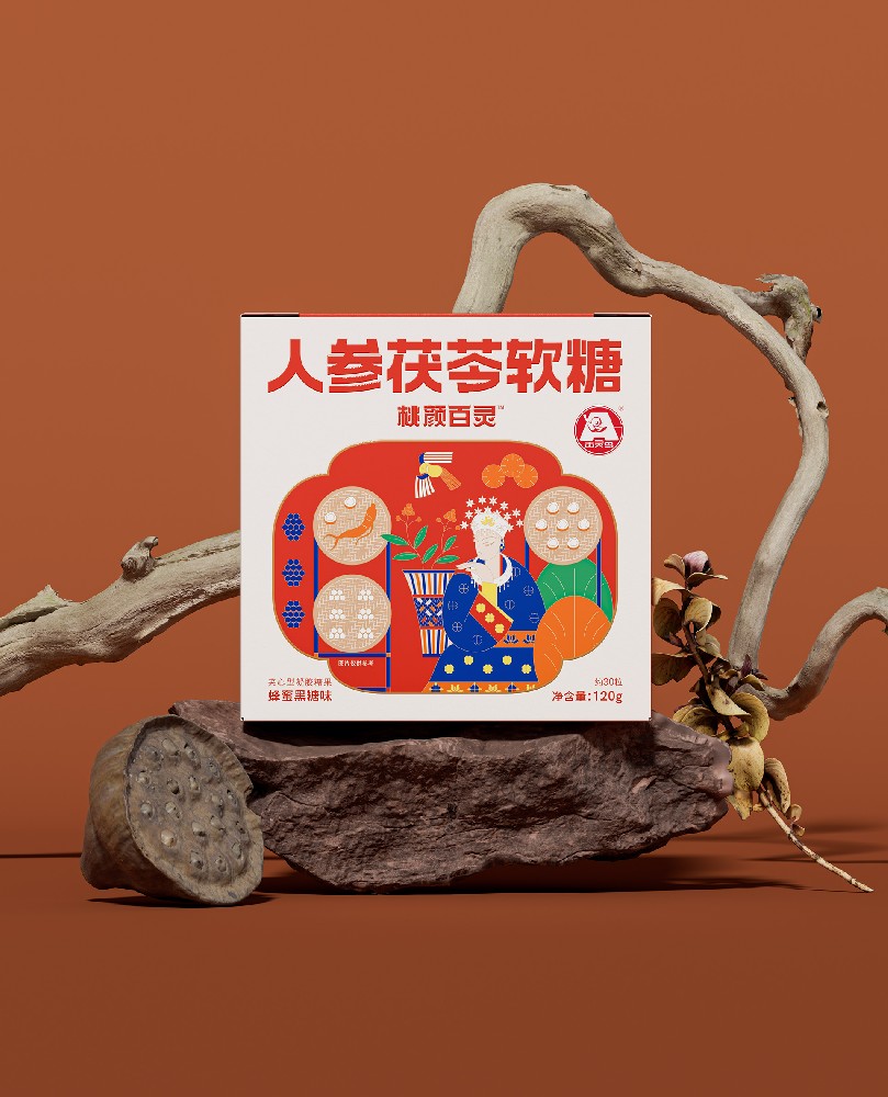 百靈草本軟糖包裝設(shè)計